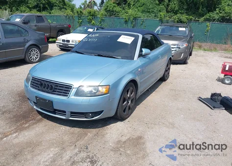 2006 Audi A4 1.8T from USA, damaged, VIN WAUAC48H76K007650